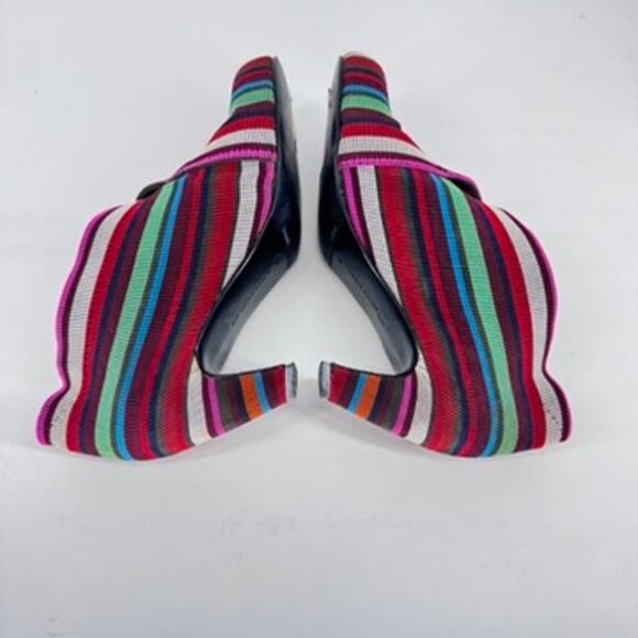 United Nude Boots Fold Mid Multi Color Ankle Bootie Size 9 EU 40 - Picture 5 of 9